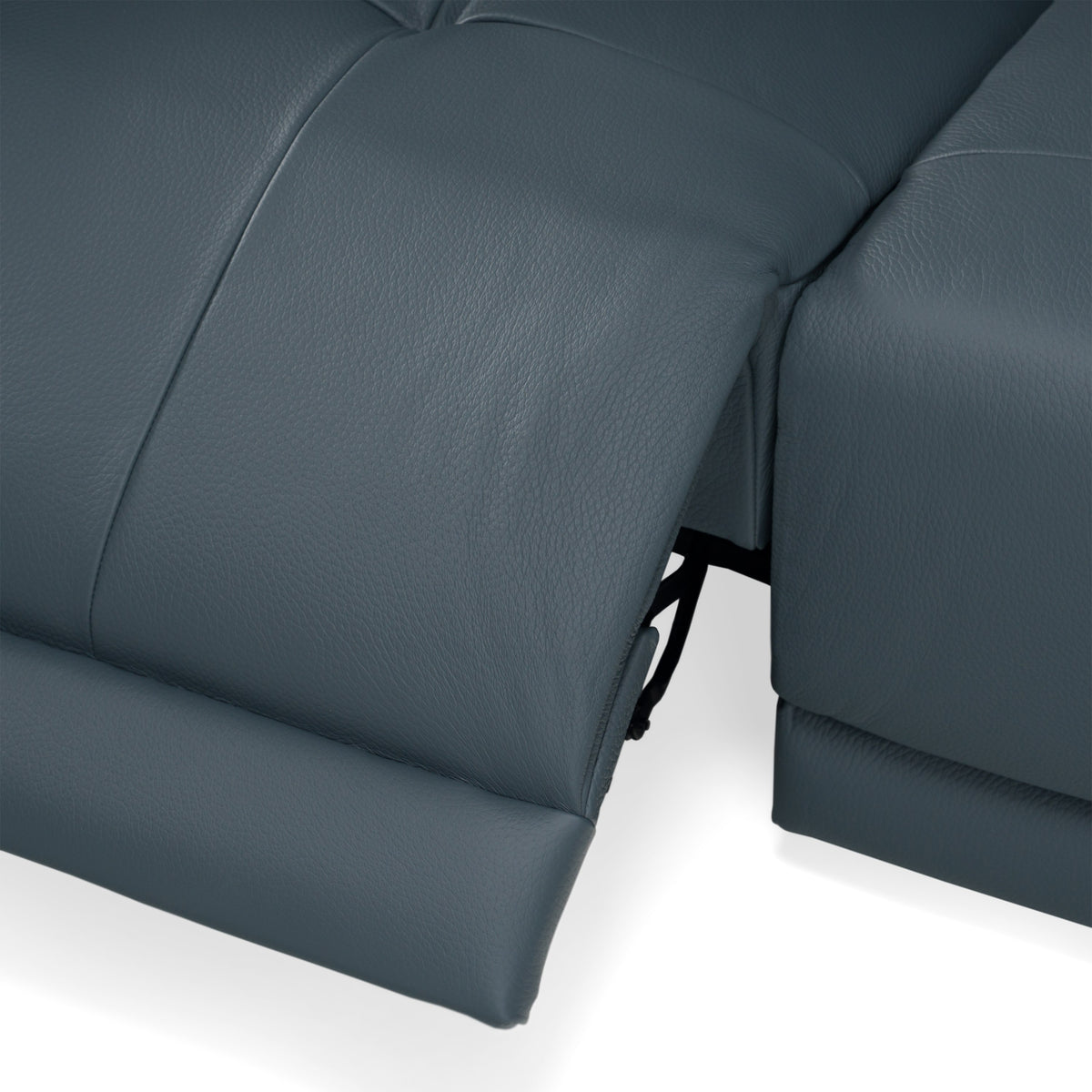 Dalton - Modern Italian Blue Leather Sectional Sofa + Recliners by VIG Furniture - View 8