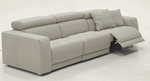 Dalton - Modern Italian Light Grey Leather 4-Seat Sofa + 2 Recliners by VIG Furniture - View 10
