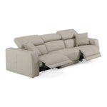 Dalton - Modern Italian Light Grey Leather 4-Seat Sofa + 2 Recliners by VIG Furniture - View 6