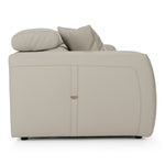 Dalton - Modern Italian Light Grey Leather 4-Seat Sofa + 2 Recliners by VIG Furniture - View 3