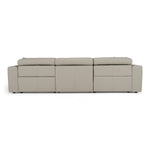 Dalton - Modern Italian Light Grey Leather 4-Seat Sofa + 2 Recliners by VIG Furniture - View 5