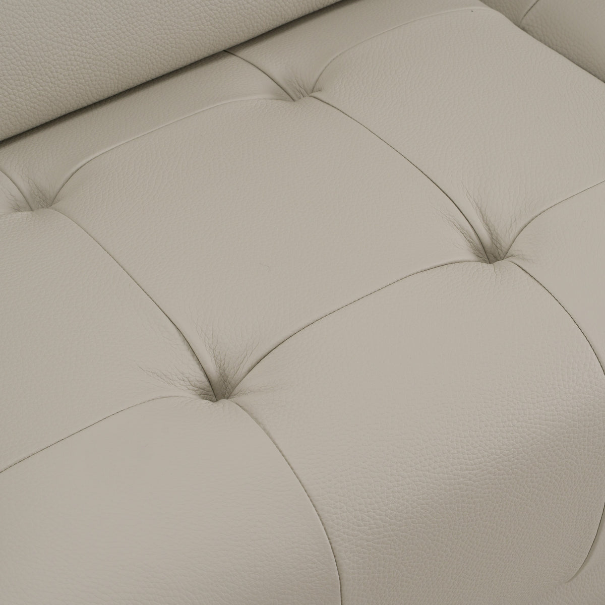 Dalton - Modern Italian Light Grey Leather 4-Seat Sofa + 2 Recliners by VIG Furniture - View 7