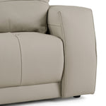 Dalton - Modern Italian Light Grey Leather 4-Seat Sofa + 2 Recliners by VIG Furniture - View 8