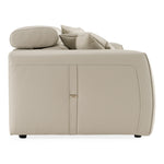 Dalton - Modern Italian Light Grey Leather 3-Seat Sofa + 2 Recliners by VIG Furniture - View 3