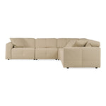 Nizza - Modern Oyster Leather Sectional Sofa + Recliners by VIG Furniture - View 2