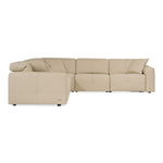 Nizza - Modern Oyster Leather Sectional Sofa + Recliners by VIG Furniture - View 3