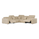 Nizza - Modern Oyster Leather Sectional Sofa + Recliners by VIG Furniture - View 4