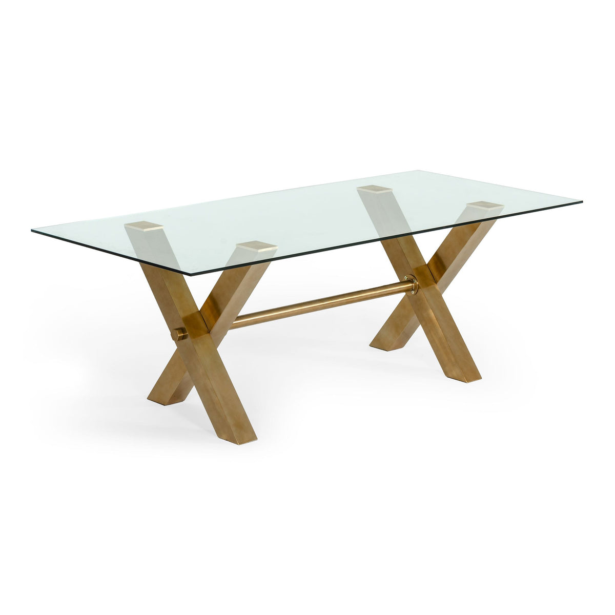 Dandy - Modern Golden & Glass Dining Table by VIG Furniture - View 10