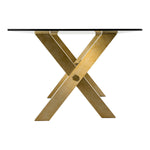 Dandy - Modern Golden & 15mm Glass Dining Table by VIG Furniture - View 11
