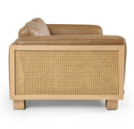 Danson - Modern Tan Leather + Wicker Sofa by VIG Furniture - View 7