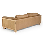 Danson - Modern Tan Leather + Wicker Sofa by VIG Furniture - View 8