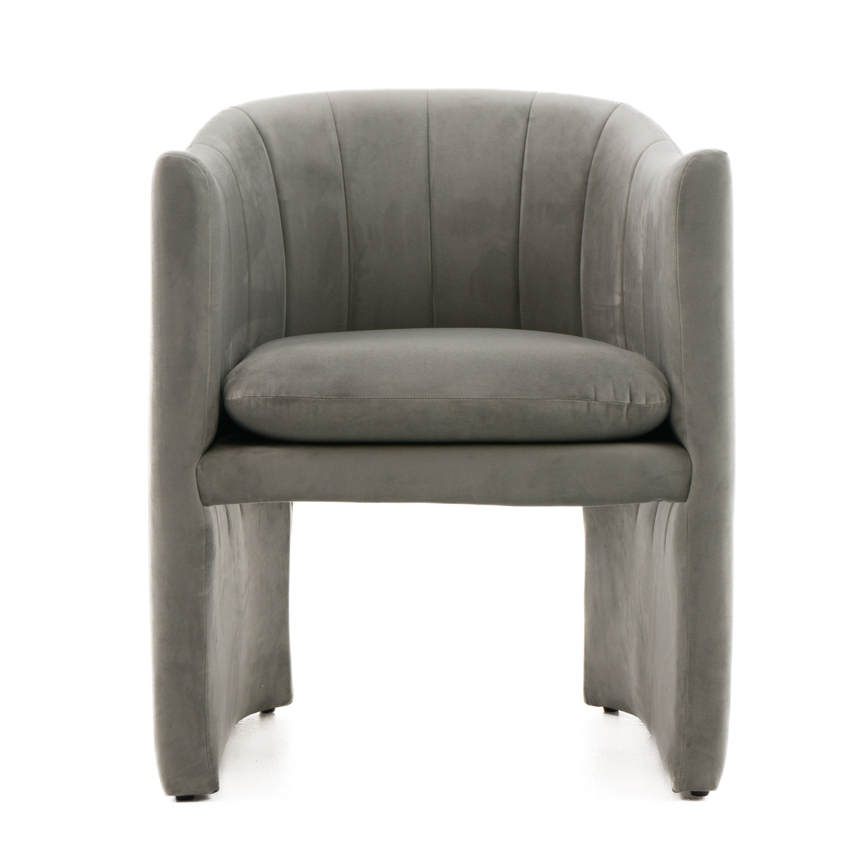 Danube Modern Grey Fabric Dining Chair by VIG Furniture - View 2