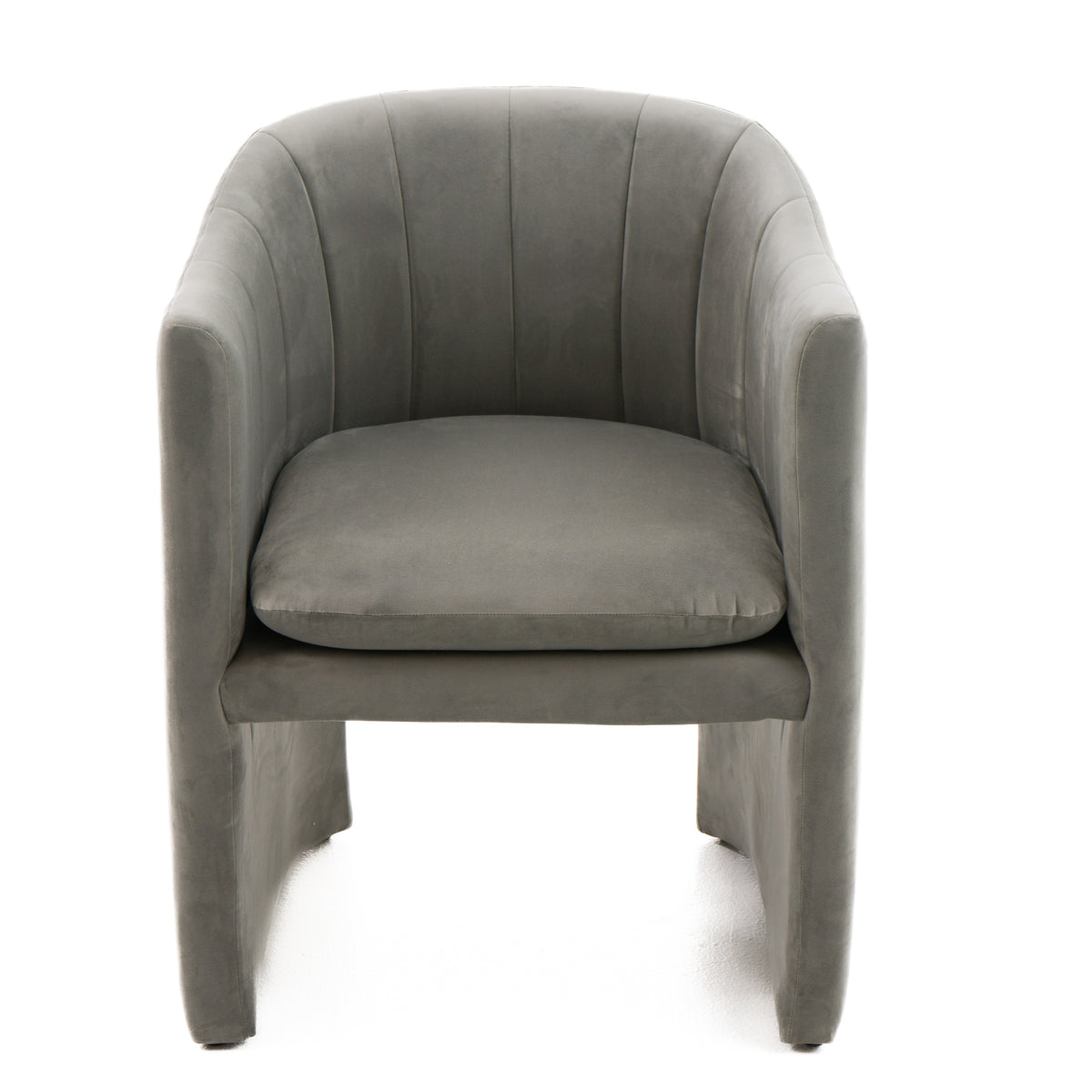 Danube Modern Grey Fabric Dining Chair by VIG Furniture - View 3