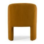 Danube - Modern Burnt Orange Fabric Dining Chair by VIG Furniture - View 3