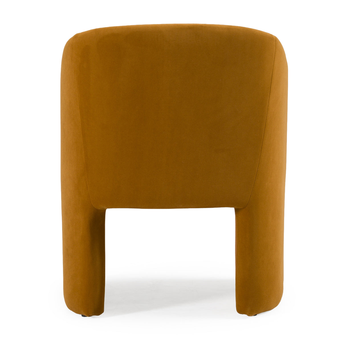Danube - Modern Burnt Orange Fabric Dining Chair by VIG Furniture - View 3