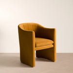 Danube - Modern Burnt Orange Fabric Dining Chair by VIG Furniture - View 7