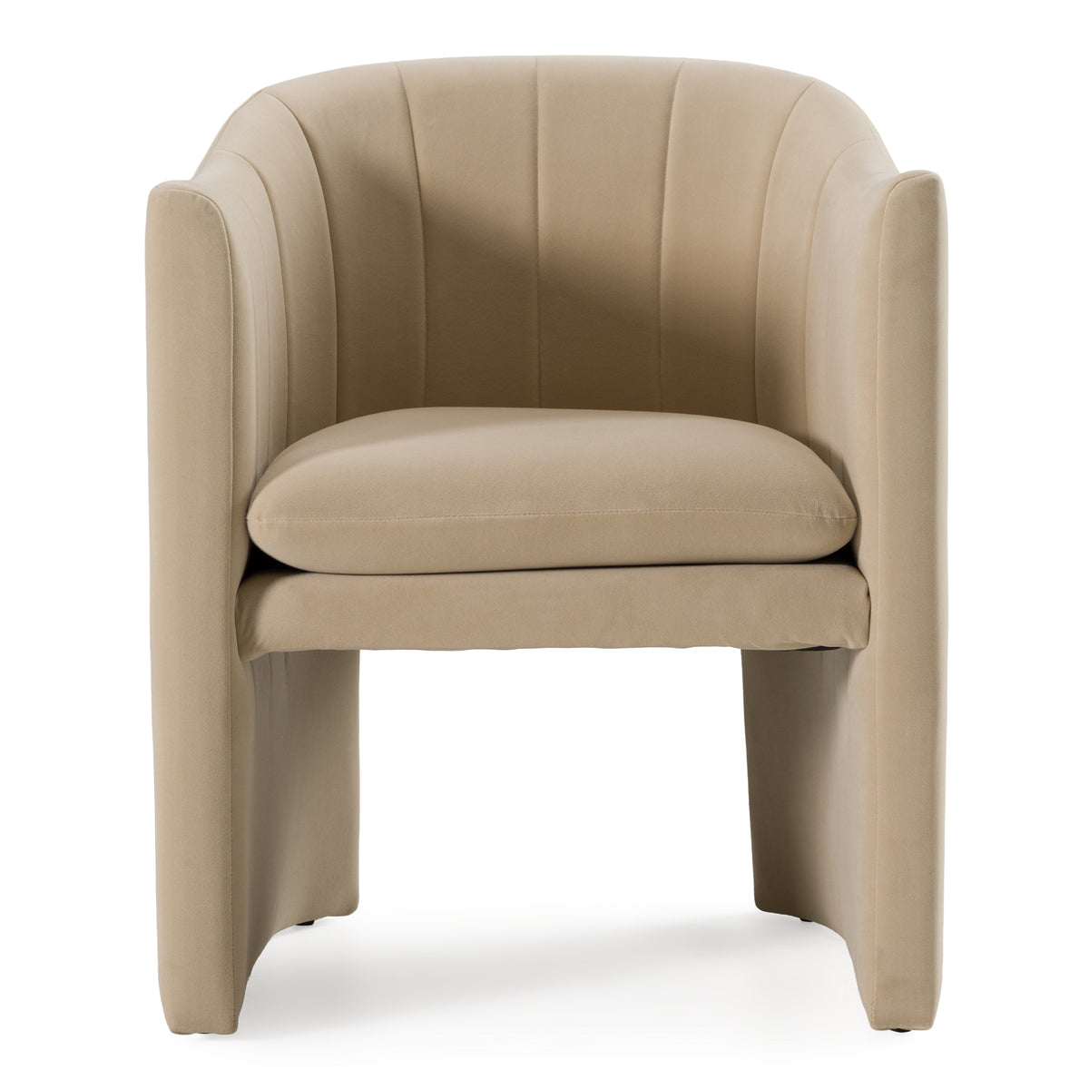 Danube - Modern Beige Fabric Dining Chair by VIG Furniture - View 2