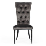 Darley - Transitional Grey Velvet Dining Chair Set of 2 by VIG Furniture - View 6
