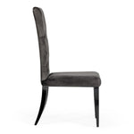 Darley - Transitional Grey Velvet Dining Chair Set of 2 by VIG Furniture - View 7