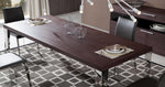 Daytona Modern Brown Oak Rectangle Dining Table by VIG Furniture - View 4