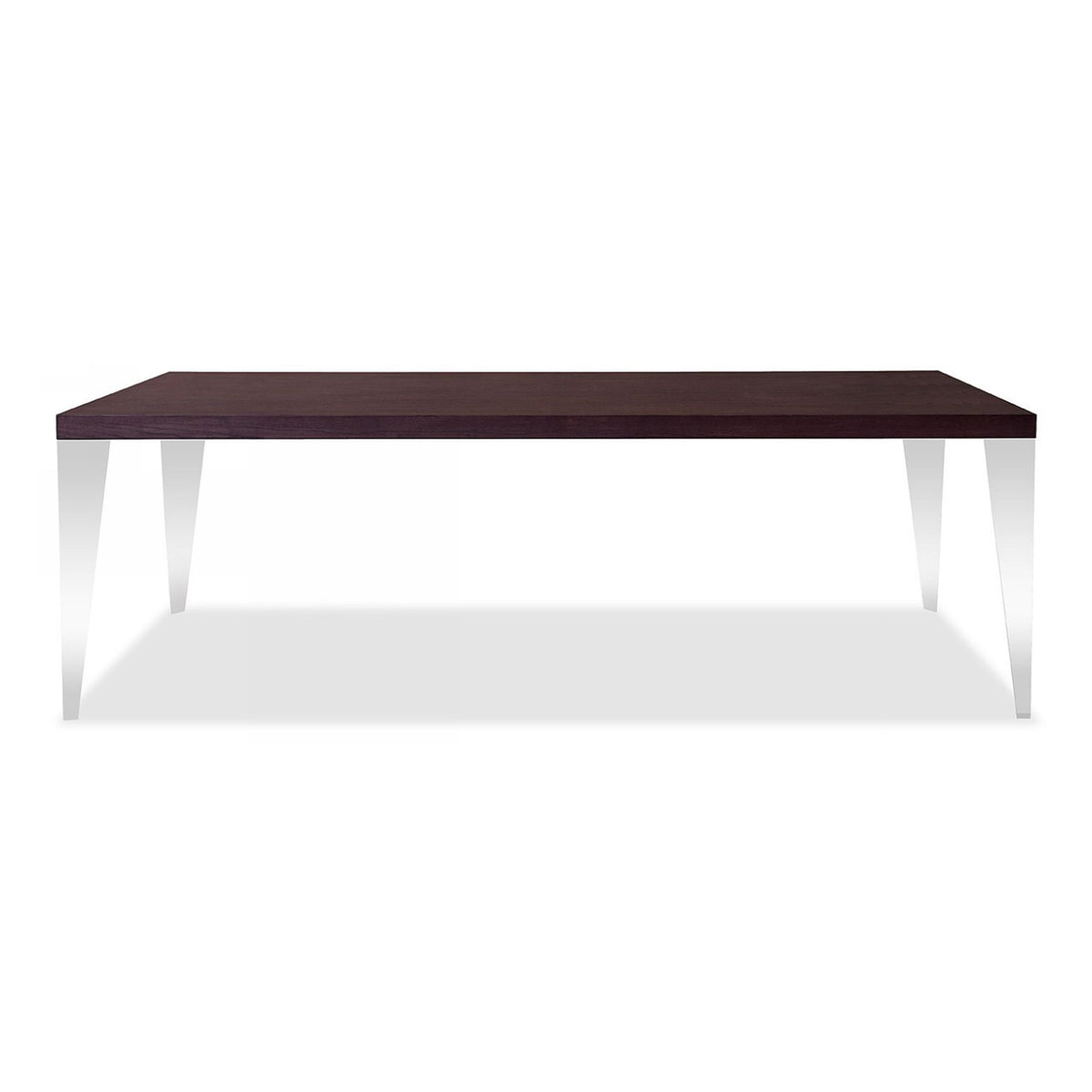 Daytona Modern Brown Oak Rectangle Dining Table by VIG Furniture - View 1