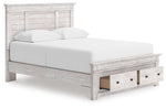 Makidern - Panel Storage Bed