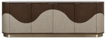 Commerce And Market - Roll With It Four-Door Credenza - Dark Brown / Gray