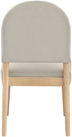 Varinelle - Velvet Dining Chair (Set of 2) - Natural Frame