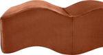 Wave - Velvet Bench