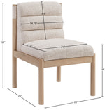 Eloura - Linen Textured Fabric Upholstered Dining Chair (Set of 2)