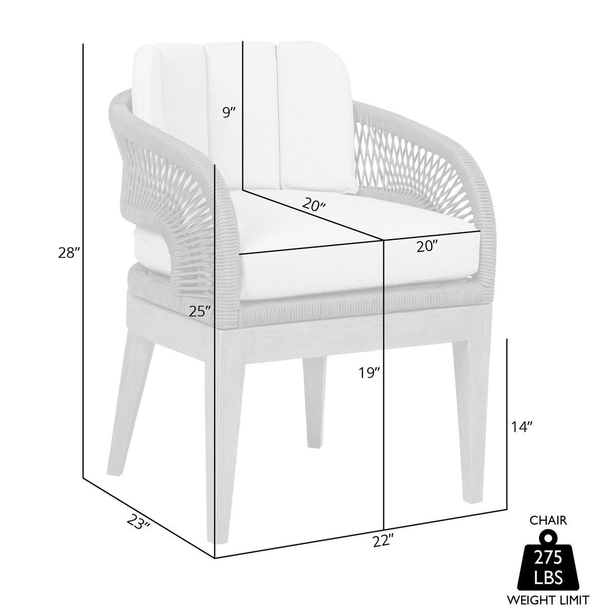 Orbit - Outdoor Patio Dining Chair