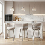 Santorini - Barstool With Fabric Seat