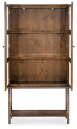 Melange - Mulholland Display Cabinet - Dark Brown
