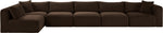 Shaggy - 6 Piece Modular Sectional
