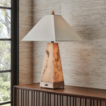 Lit Pyramid - Table Lamp - Beige