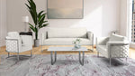 Casa - Loveseat with Chrome Legs