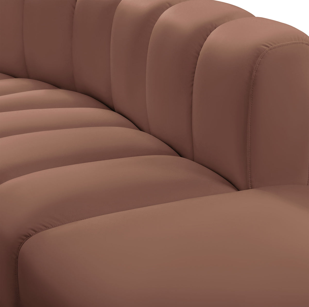 Arc - Faux Leather 3 Piece Sofa