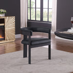 Romeo - Faux Leather Dining Chair With Black Base (Set of 2)