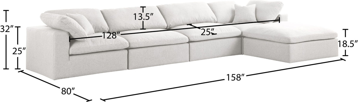 Serene - 5 Piece Modular Sectional