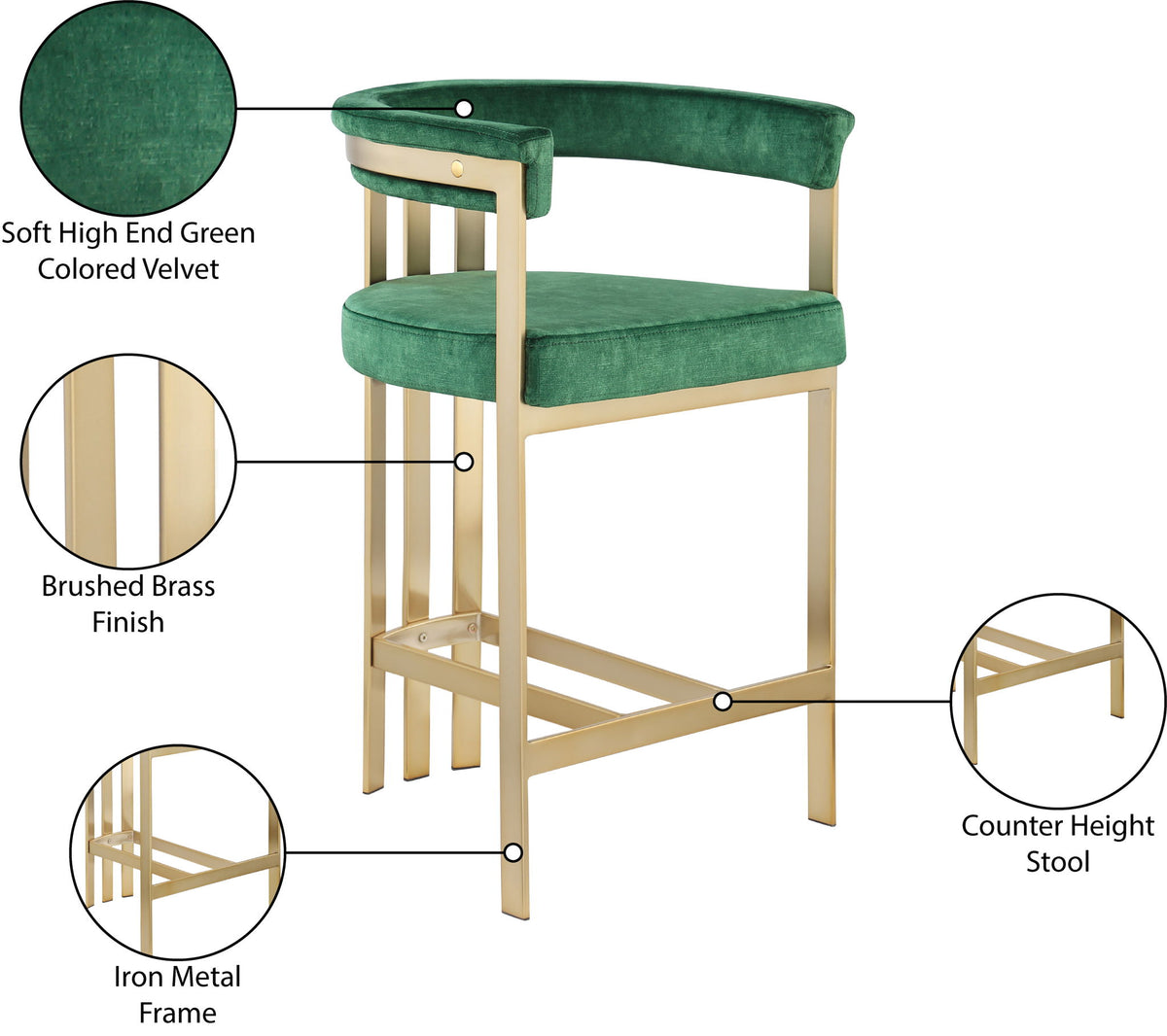 Marcello - Counter Stool
