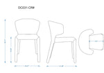 Manhattan Conrad - Vegan Leather Dining Chair (Set of 2)