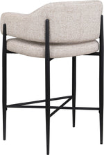 Dame - Fabric Upholstered Counter Stool (Set of 2)