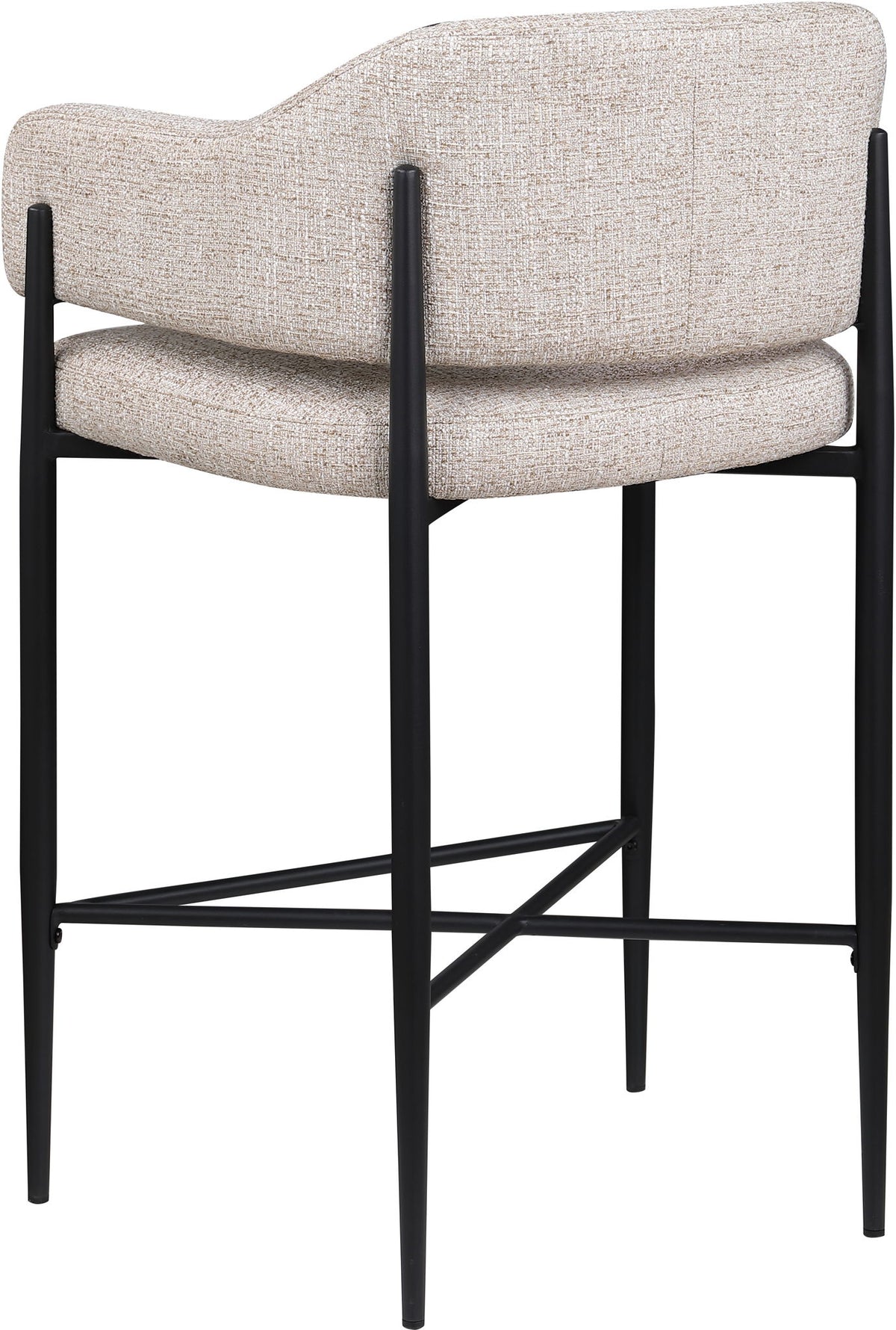 Dame - Fabric Upholstered Counter Stool (Set of 2)