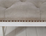 Kanwyn - Uph Ottoman Cocktail Table - Whitewash