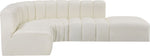 Arc - Faux Leather 5 Piece Corner Modular Sofa