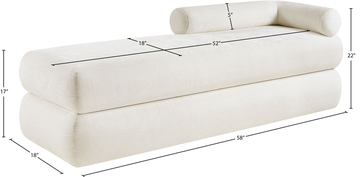 Kennedy - Chenille Bench