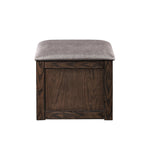 Paxton - 5 Piece Living Room Set (Storage Coffee Table With 4 Tuck-In Ottomans) - Dark Brown