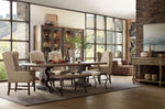 Hill Country - Bandera 86" Table With 2-18" Leaves - Dark Brown
