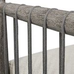 Borneo - Outdoor Dining Chair - White / Dark Gray