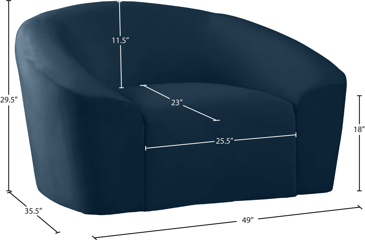 Riley - Velvet Arm Chair